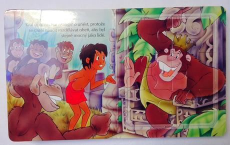 Kniha džunglí s puzzle, 