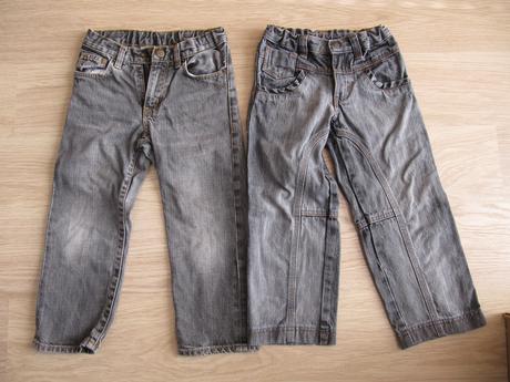2x džíny 104/110, 104