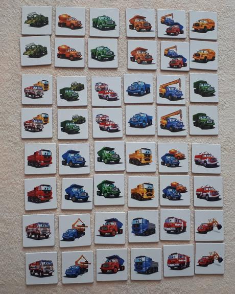 Pexeso dino tatra, 48 pevných kartiček + puzzle,