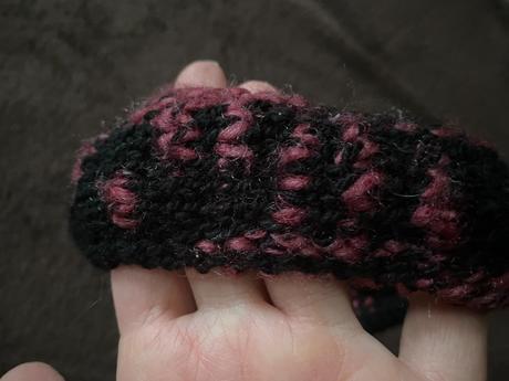 Dětská dívčí zimní čelenka - ruční práce - 6-12 mě, 80