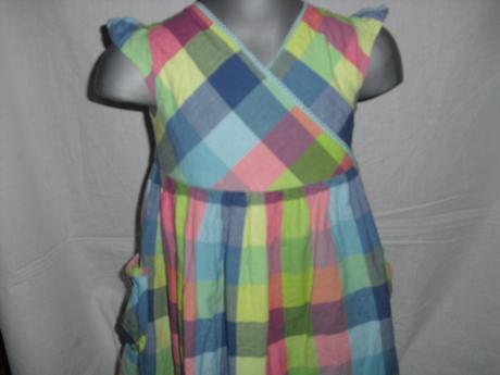 Nádherné kostkované duhově šaty, john lewis,110