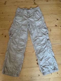 Lehké plátěné kalhoty, h&m,36