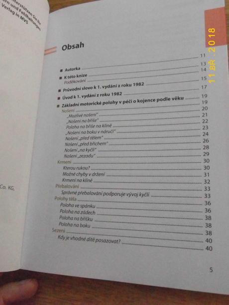 Kniha "cvičení s miminkem", 