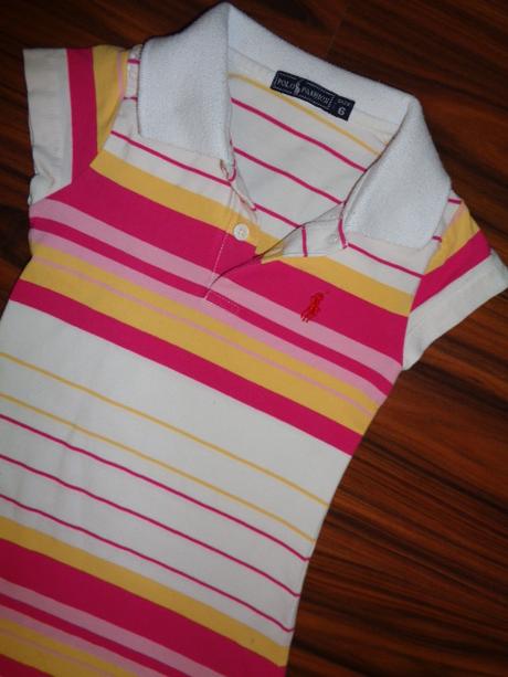 Luxusní bavlněné polo šaty - 6 let, 116
