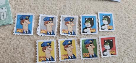 Dětská pošťácká sada - čepice, brašna, lístky, 