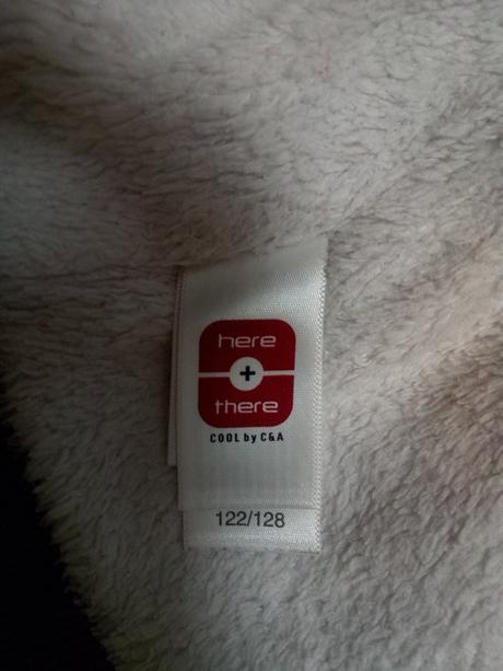 Zateplená mikina chlupatá, v. 122/128, caa, c&a,122