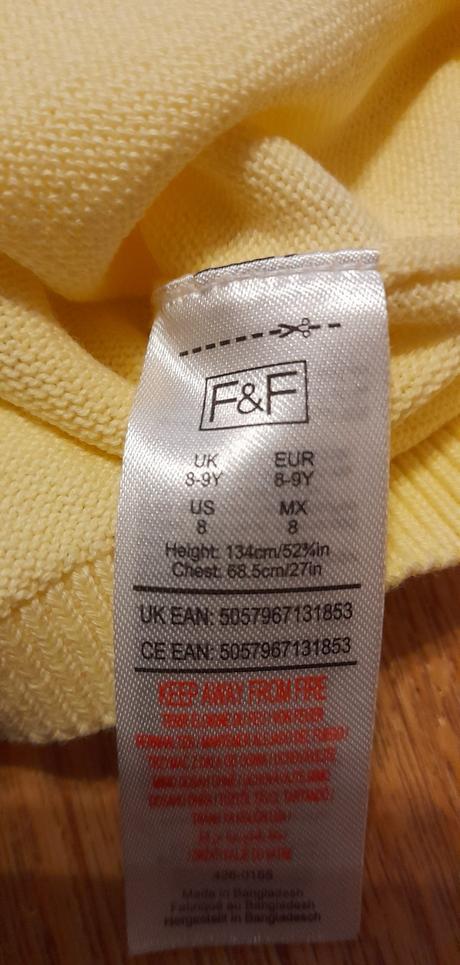 Krásný svetřík f&f v.134, f&f,134