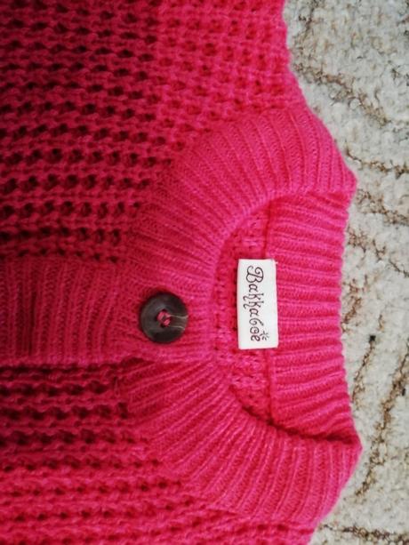 Teplý svetr na knoflíky 104-110-nový, 104