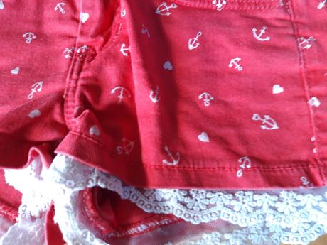 Kraťasy šortky, h&m,128