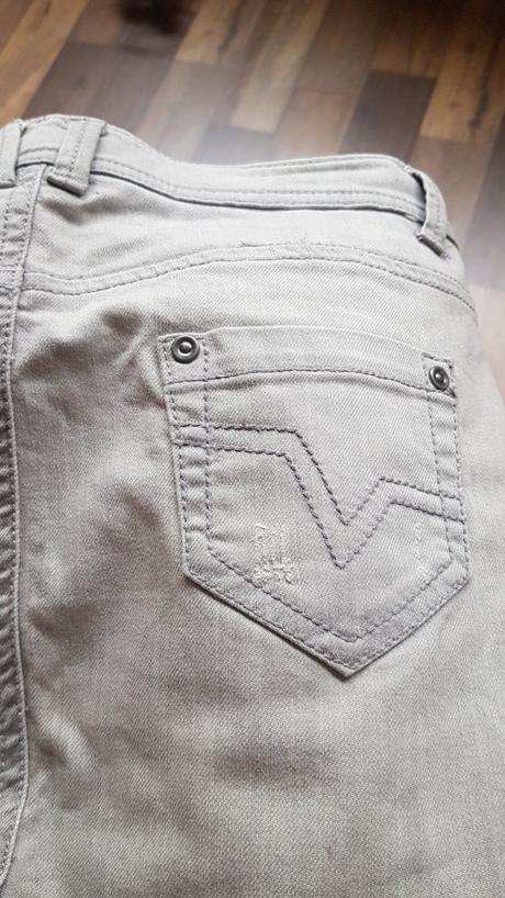 Béžová džínová sukně, clockhouse,40