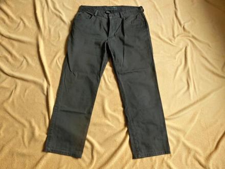 Šedé kalhoty pánské džíny basic rovné velikost s, s