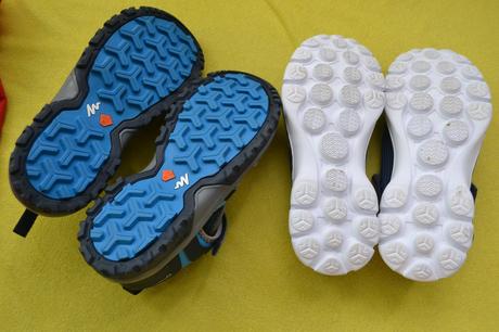 2x jarní/letní boty v.35,téměř nové, quechua,35