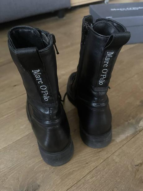 Kožené kozačky zn. mark o.polo vel. 37, marc o´polo,37