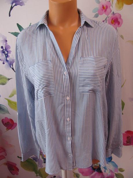 Modrá košilová halenka s.oliver, s.oliver,38