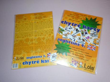 Angličtina chytré karty 240 karet 2x chytrá lola, 
