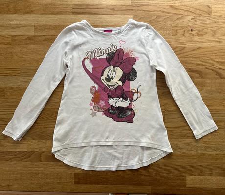 Triko s minnie & tričko disney vel. 122/128, disney,122