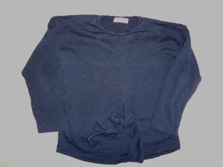 Super modrá mikina s uzlem, zara,140