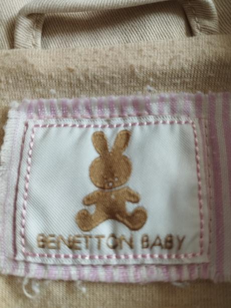 Béžový kabátek 2 roky, benetton,92
