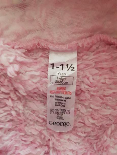 Dětský fleesový overal,značky george, vel. 1-1 1/2, george,80