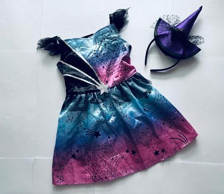 An22/ kostým čarodějky- v.3-4 roky,