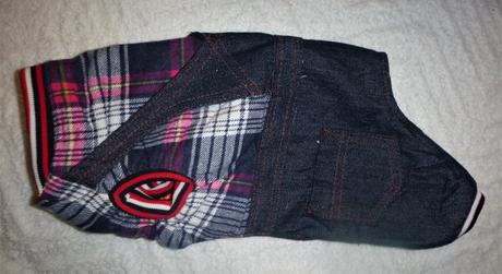 Psí obleček klučičí džíny+košile, 