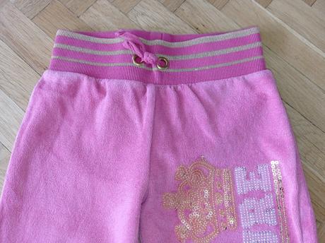 3x sametové tepláky 4-5 let, 104–116