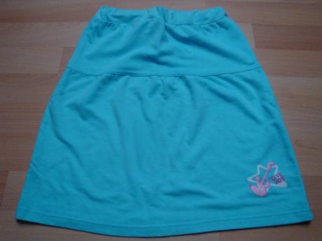 Sukně - tyrkysová, vel. 140, 140