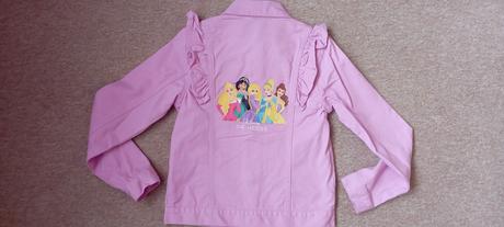 Riflová bunda zn."disney princess" vel."134", disney,134