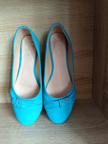 Tyrkysové baleríny vel. 40, 40