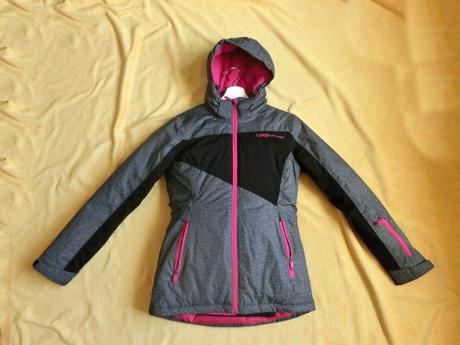Zimní lyžařská bunda loap šedá černá růžová xs, loap,xs