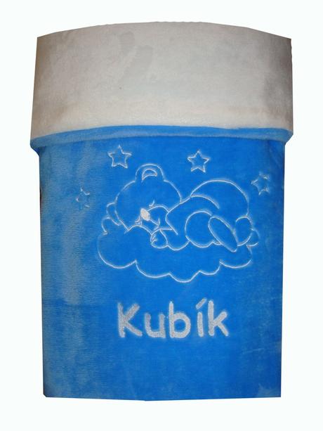 Deka s výšivkou jména na přání-více barev a obrázk,