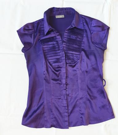 Saténová halenka, wallis,38