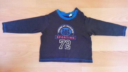 Triko s dlouhým rukávem, vel. 86/92, lupilu,86