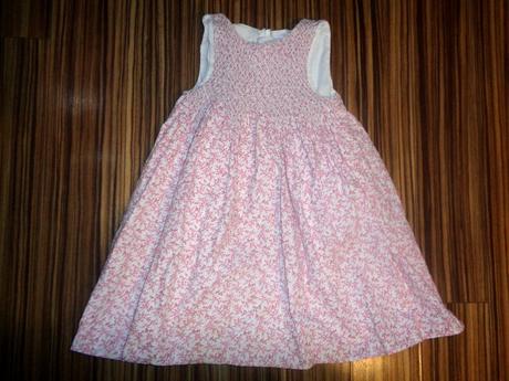Krásné šaty - drobné růžové kytičky, girl2girl,110