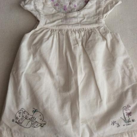 Manšestrové šatičky se slůnětem zn. mothercare, mothercare,68