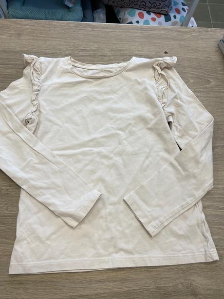 Dívčí triko s dlouhým rukávem c&a 134, c&a,134