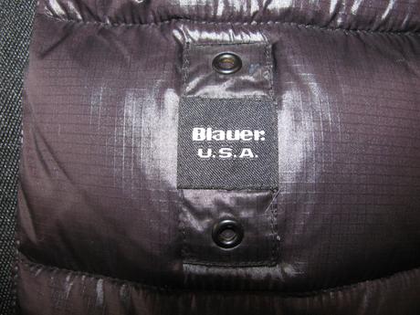 Zimní černá bunda s kapucí blauer.usa, l