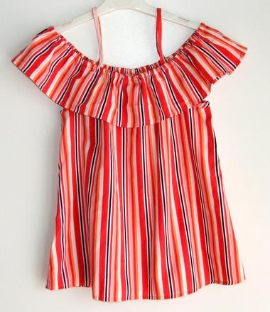 P233 pruhovaná dívčí halenka vel. 134, matalan,134