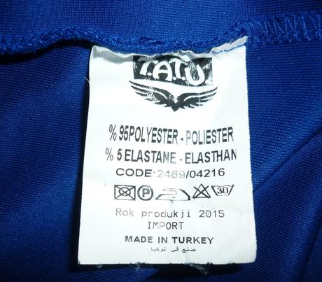 Modré šaty tatu, s