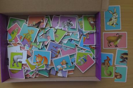 Puzzle zoo (celá krabice), 