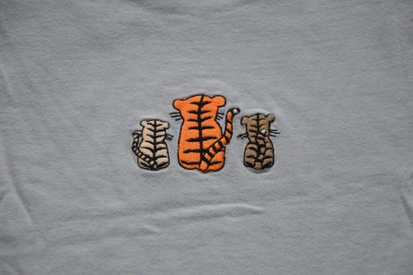 Modré triko s vyšívanými tygříky, , schiesser,86