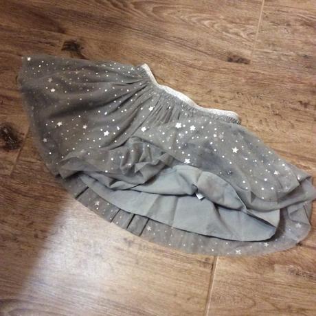 Slavnostní sukýnka se stříbrnými hvězdičkami, george,98