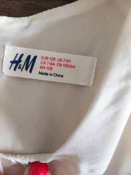 Slavnostní šaty vel. 128, h&m,128