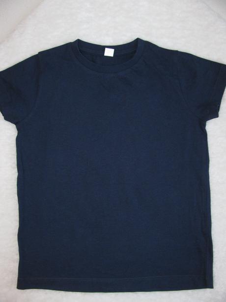 Tmavě modré bavlněné tričko, 104