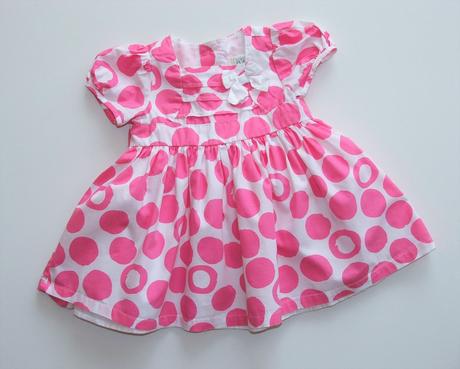 P35 plátěné růžové šaty vel. 74, 74