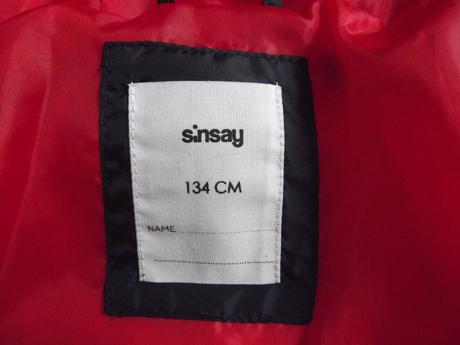 Podzimní/zimní prošívaná bunda v.134, sinsay,134