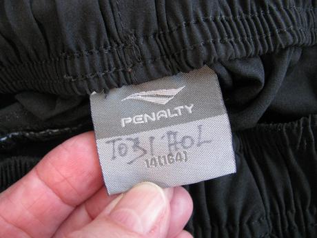 Černé sportovní elastické šortky penalty, 164