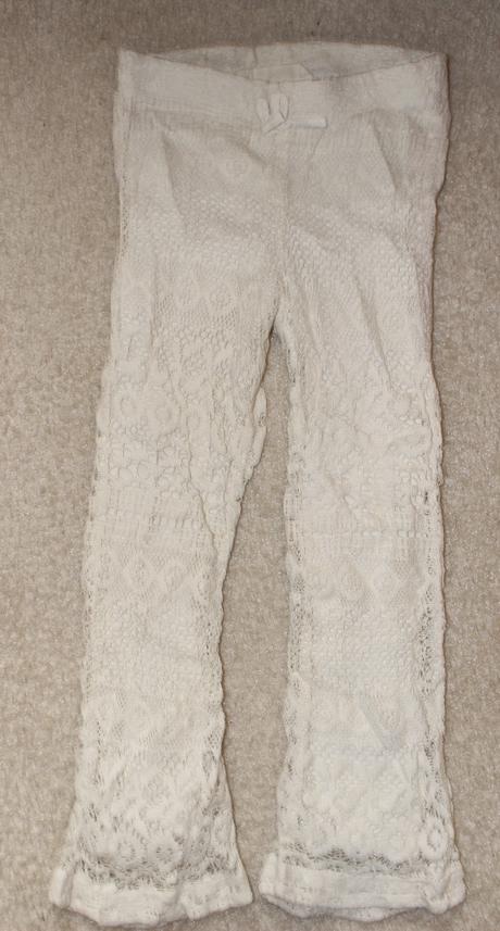 Op774. krajkové kalhoty 4-5 let, h&m,110