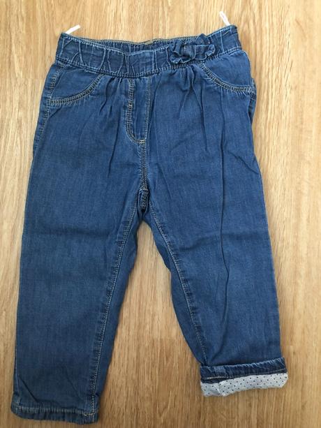 Dívčí kalhoty 86/92, c&a,92