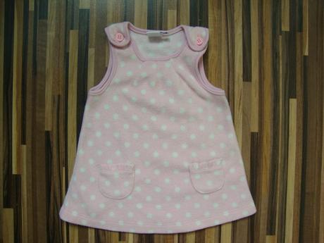 Šatičky fleesovés s puntíky, miniclub,62